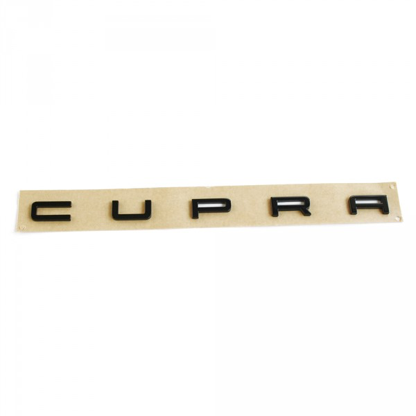 Monogramme Coffre Seat Cupra Noir Brillant OEM (Leon 5F / Ibiza 6L 6J 6F / ...) - AUTO SHOP