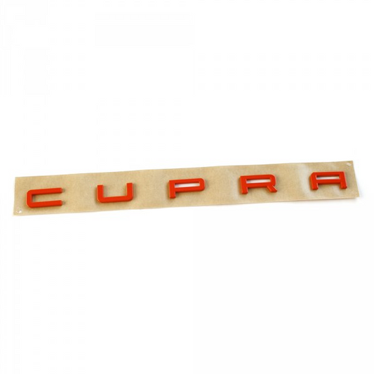 Monogramme Coffre Seat Cupra Energy Orange OEM (Leon 5F) - AUTO SHOP
