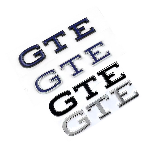 Badge de coffre Volkswagen GTE (nouveau logo) - AUTO SHOP