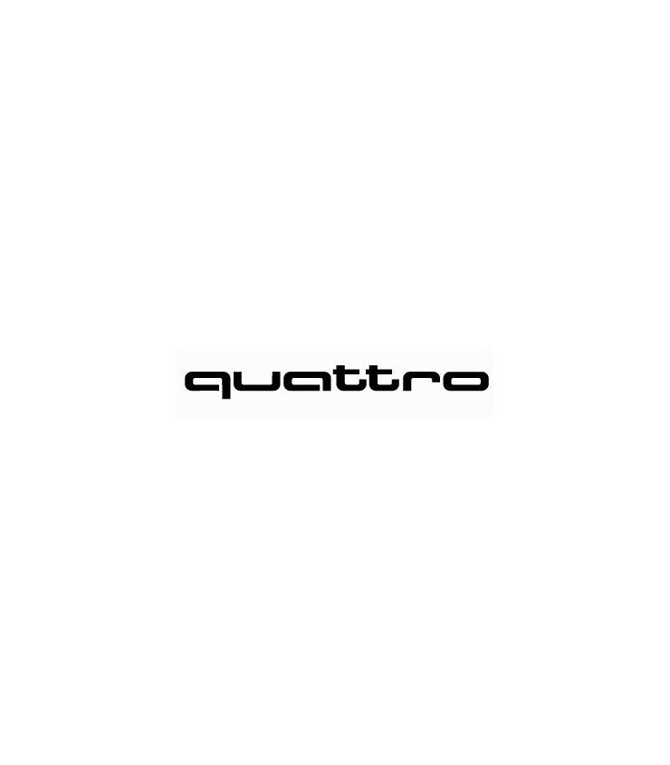 Badge / sticker calandre Audi « Quattro » - AUTO SHOP