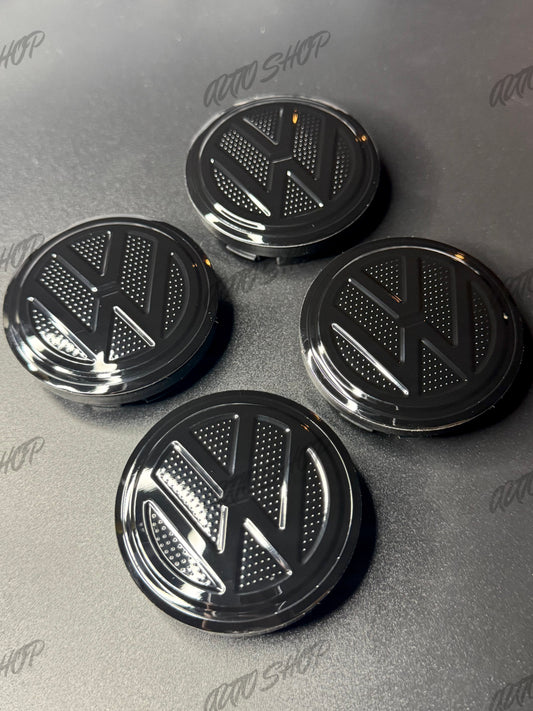 Centre de roues / moyeux Volkswagen Noir - AUTO SHOP