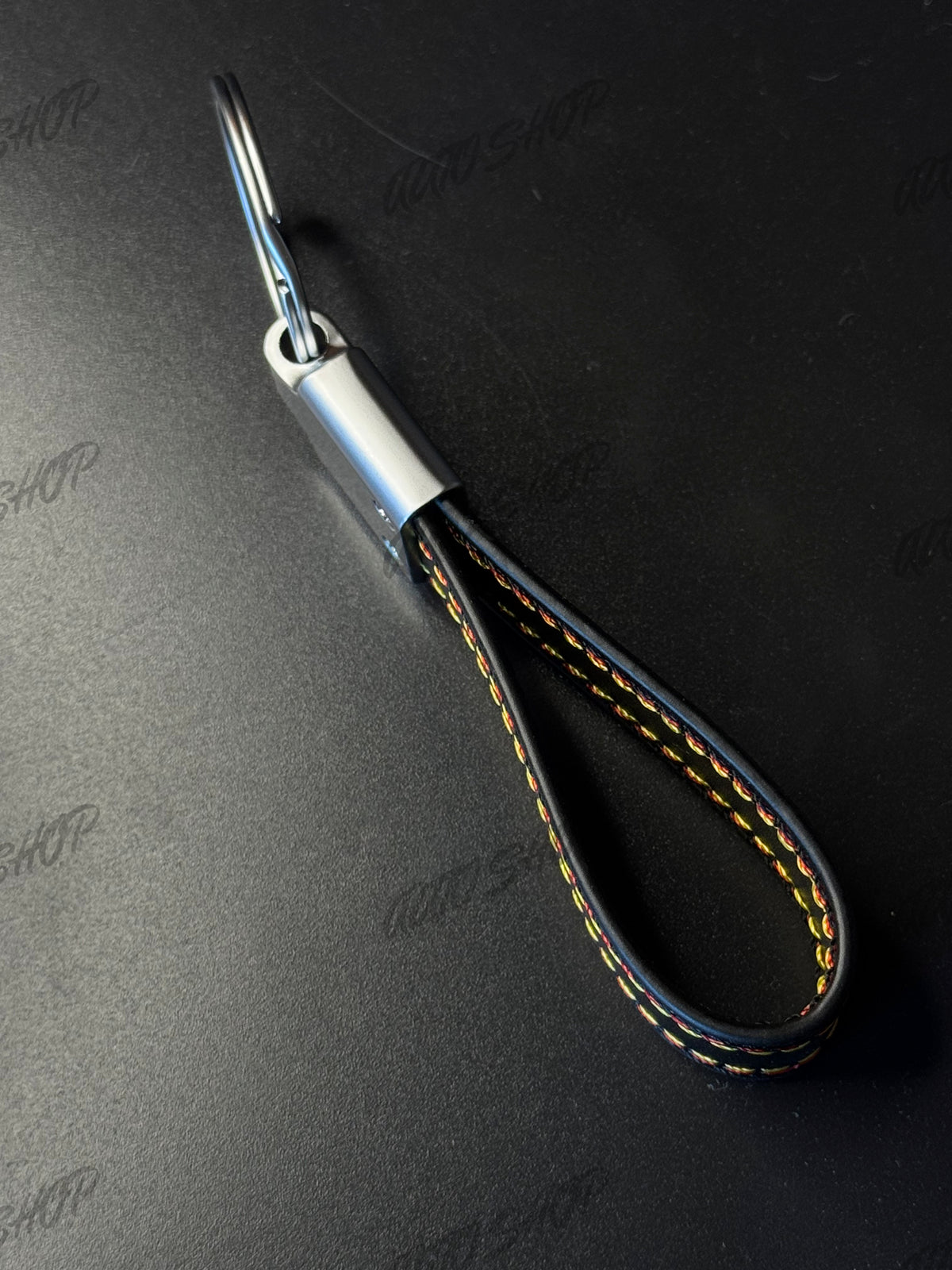 Porte clés Volkswagen Cuir Surpiqûres