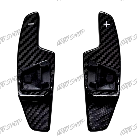 Palettes Carbone / Aluminium Volkswagen Golf 8 / Polo 6 Phase 2 / ... - AUTO SHOP