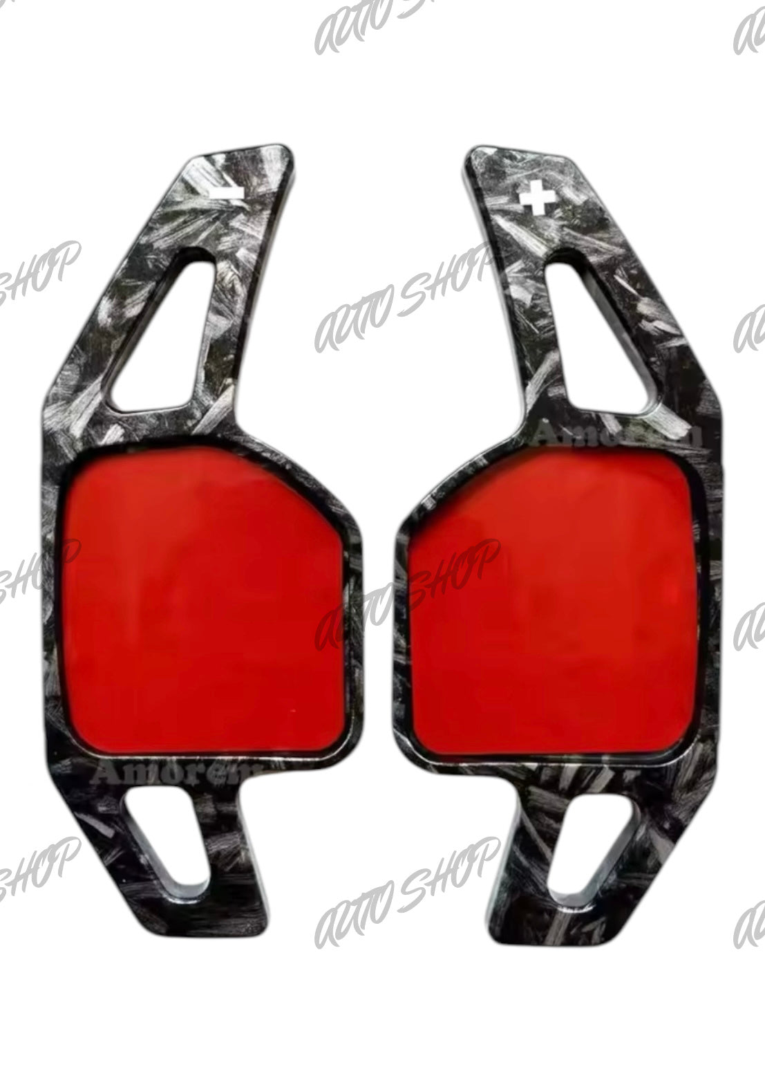 Extensions de Palettes Carbone / Aluminium Audi - Style 2 (Type B) - AUTO SHOP