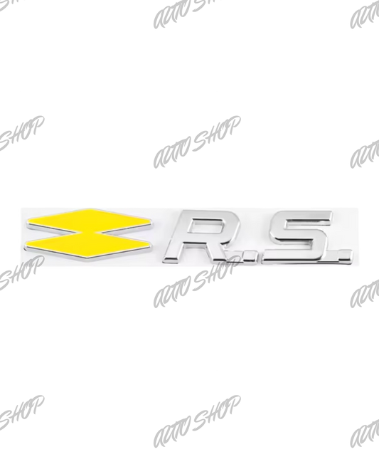 Badge coffre Renault RS Losanges - AUTO SHOP