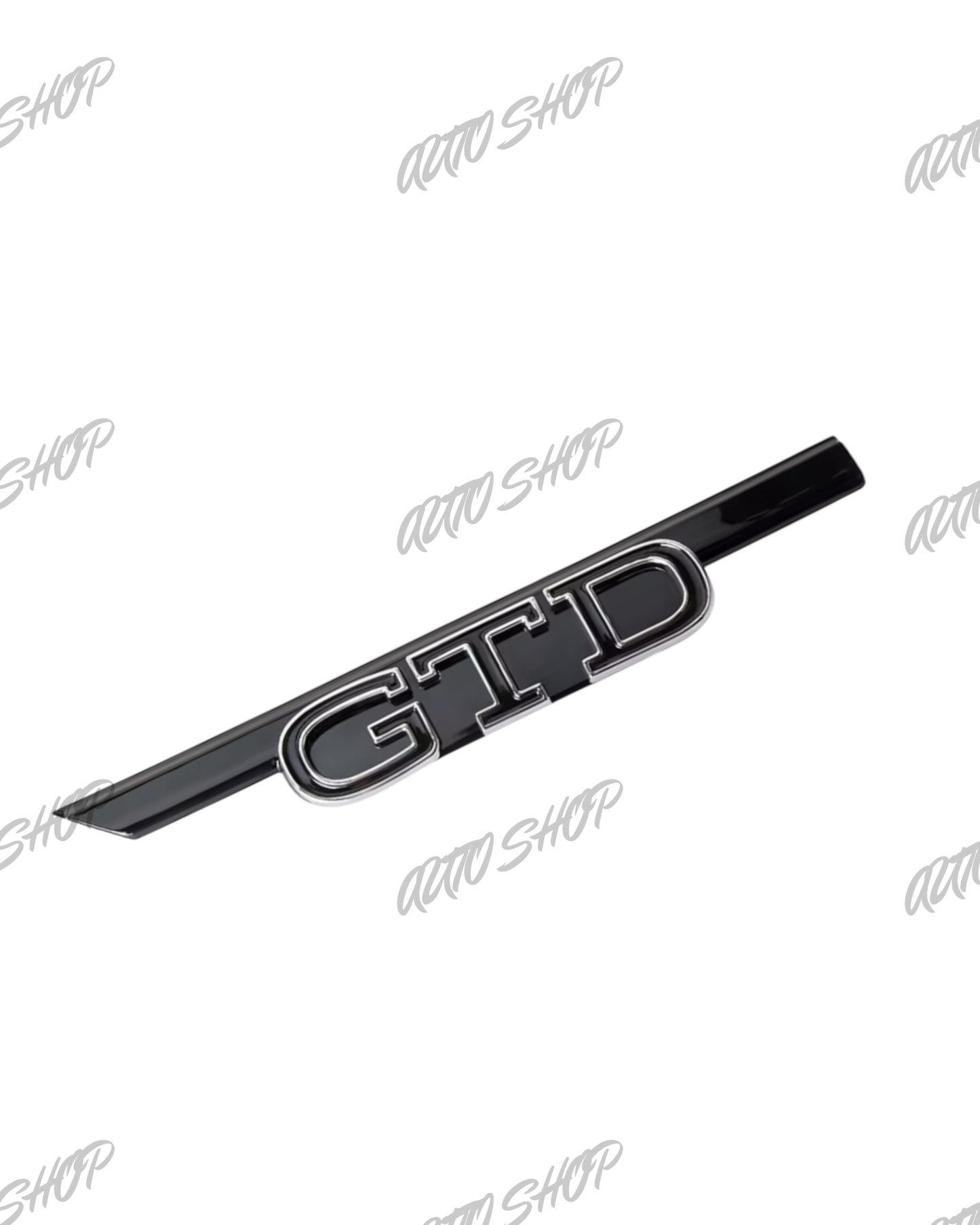 Badge coffre et calandre Volkswagen GTD (nouveau logo) - AUTO SHOP