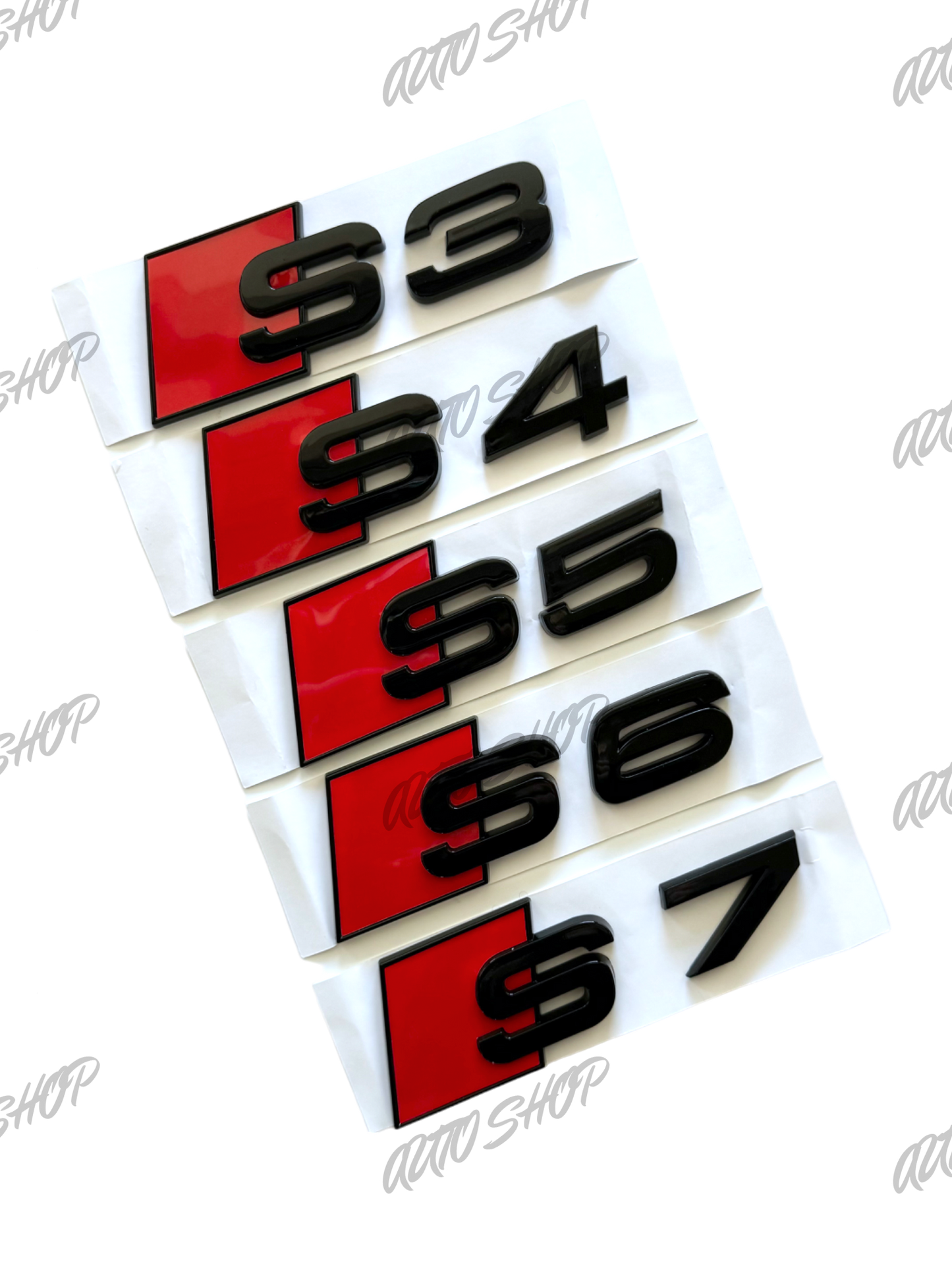 Badge coffre Audi (différents modèles) - AUTO SHOP