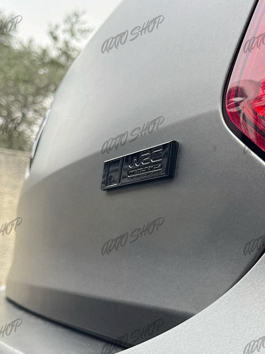 Badge coffre Polo 5 WRC