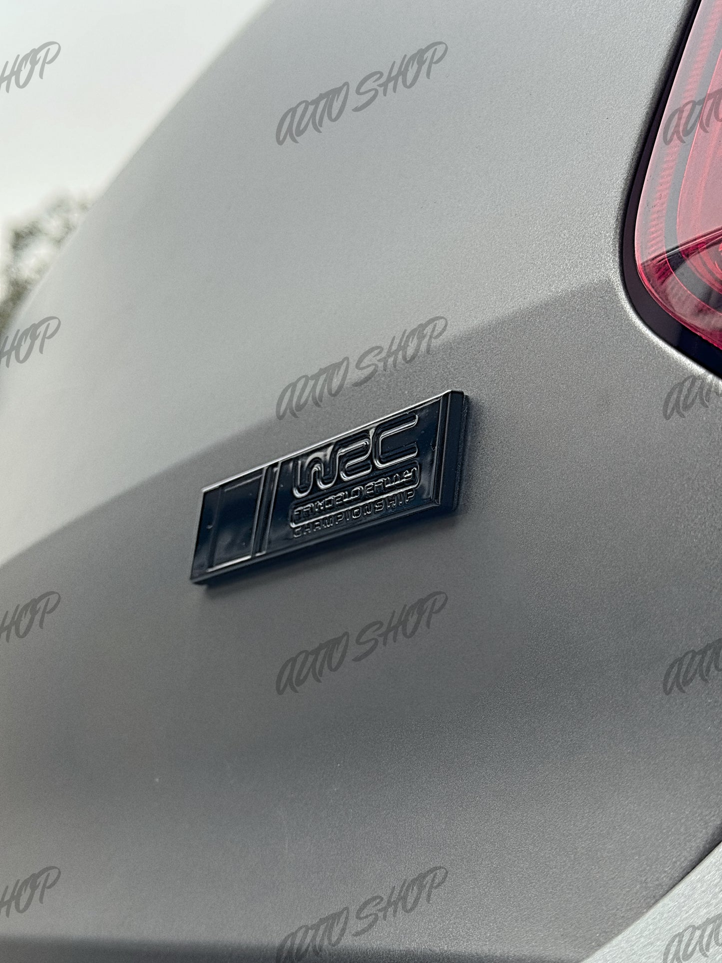 Badge coffre Polo 5 WRC - AUTO SHOP