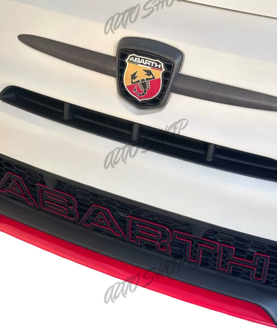 Kit lettrage calandre avant Abarth - AUTO SHOP