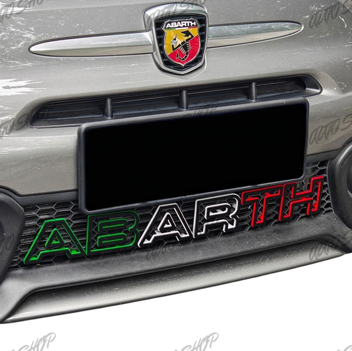 Kit lettrage calandre avant Abarth - AUTO SHOP