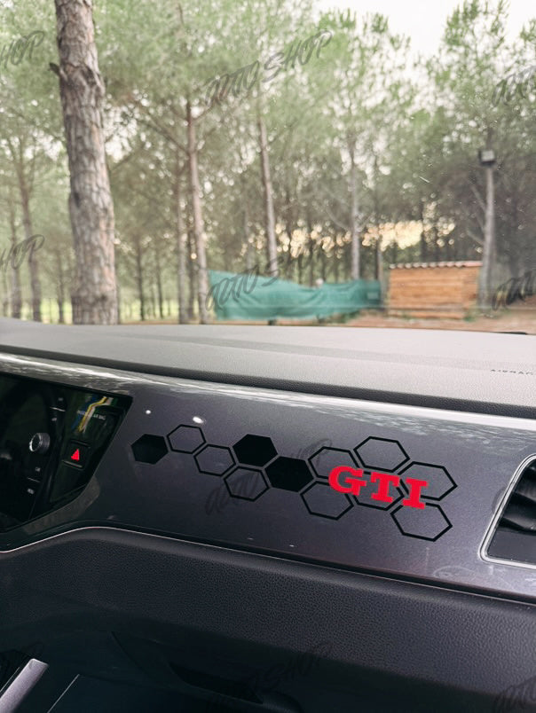 Sticker Polo 6 GTI Nid d'Abeilles - AUTO SHOP