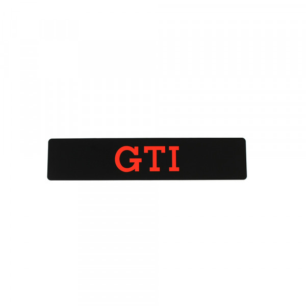 Cache Plaque d'immatriculation Volkswagen GTI Rouge OEM - AUTO SHOP