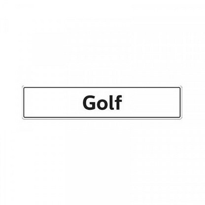 Cache Plaque d'immatriculation Volkswagen OEM (différents modèles)