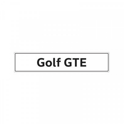 Cache Plaque d'immatriculation Volkswagen OEM (différents modèles)