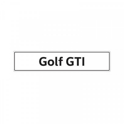 Cache Plaque d'immatriculation Volkswagen OEM (différents modèles)