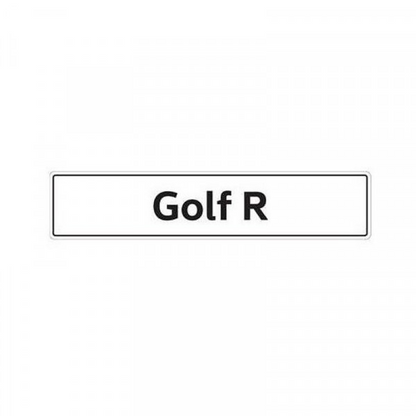 Cache Plaque d'immatriculation Volkswagen OEM (différents modèles)