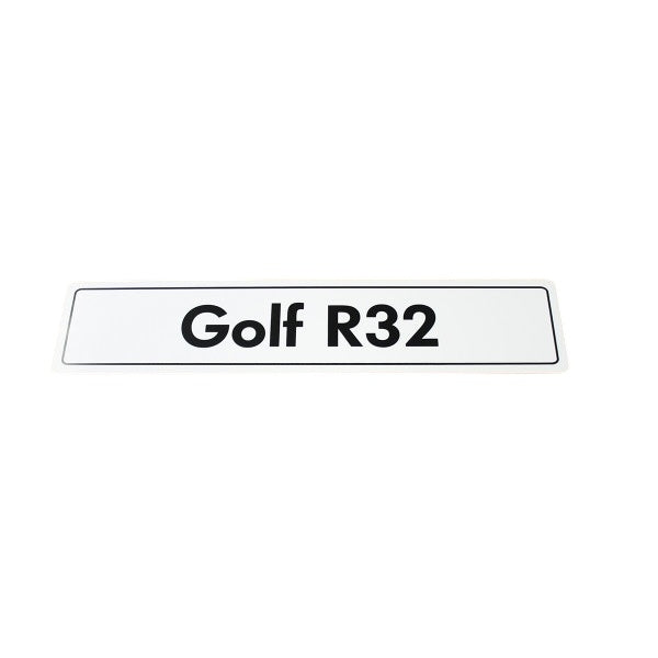 Cache Plaque d'immatriculation Volkswagen OEM (différents modèles)