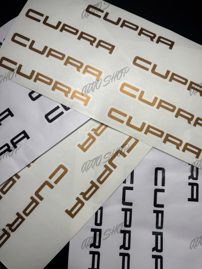 Stickers étriers de freins Cupra (personnalisables) - AUTO SHOP