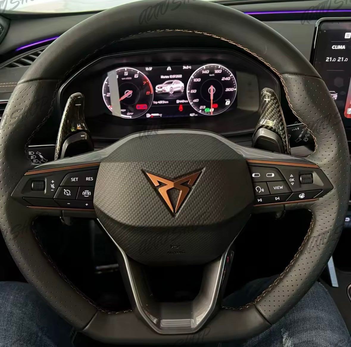 Palettes Carbone Cupra Formentor / Ateca / Leon (2021+)