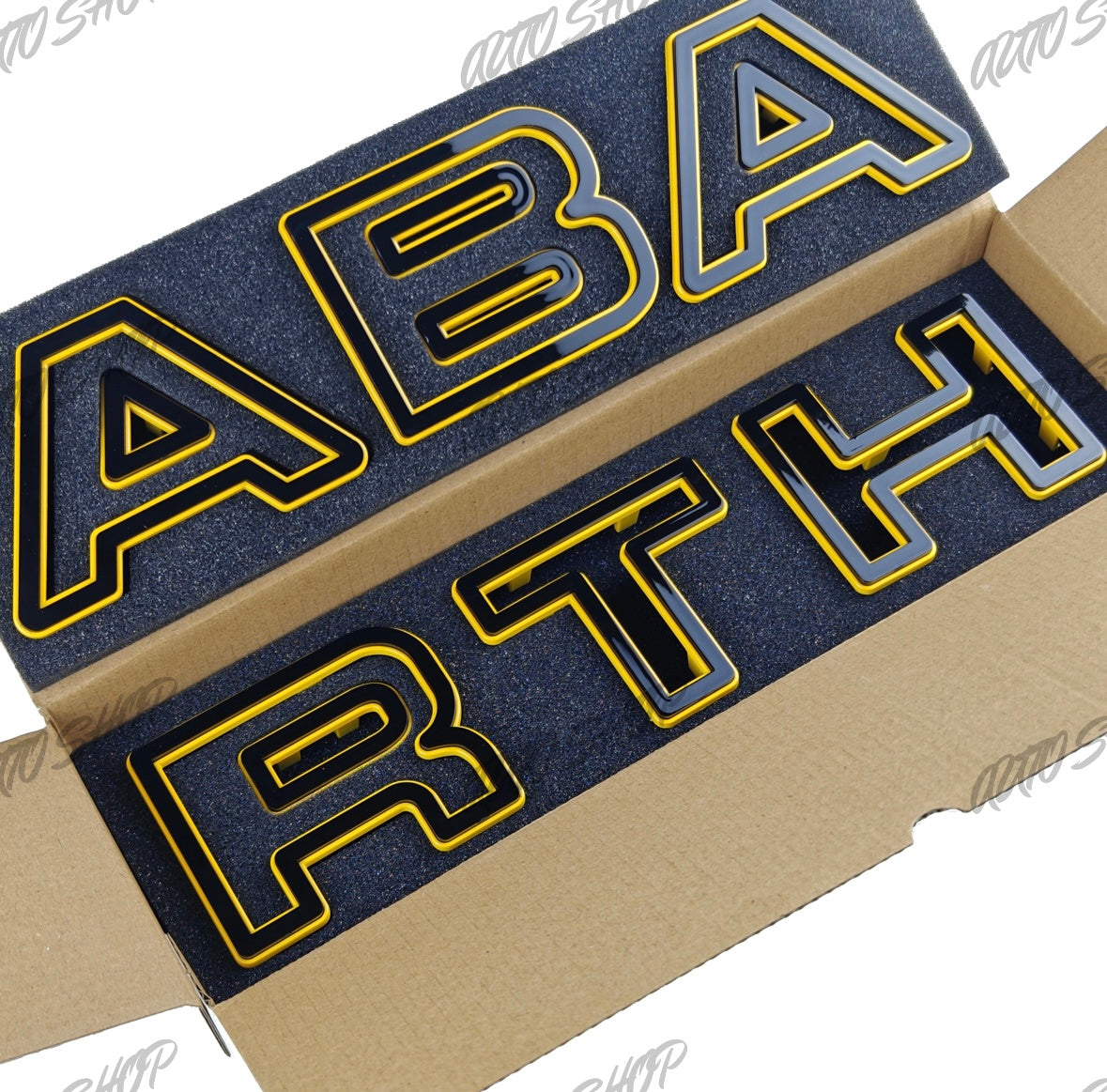 Kit lettrage calandre avant Abarth - AUTO SHOP