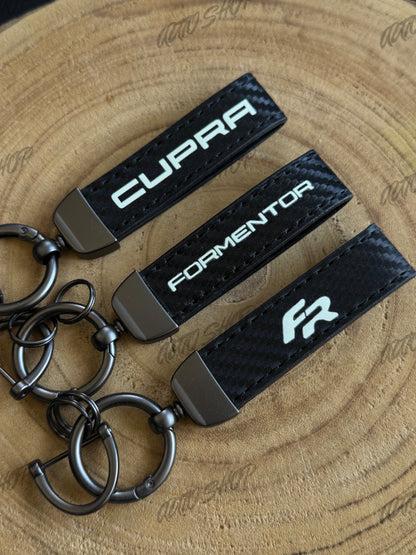 Porte clés Seat Cupra / Formentor / FR (Look Carbone) - AUTO SHOP