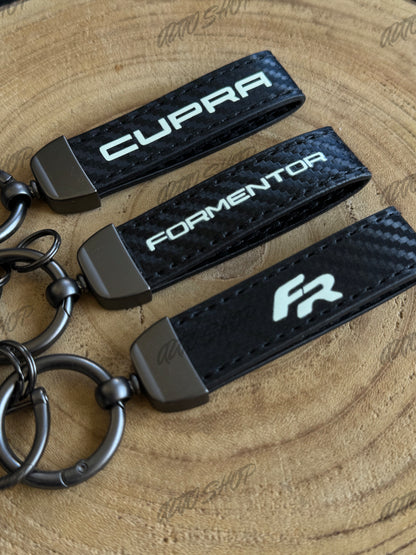 Porte clés Seat Cupra / Formentor / FR (Look Carbone) - AUTO SHOP
