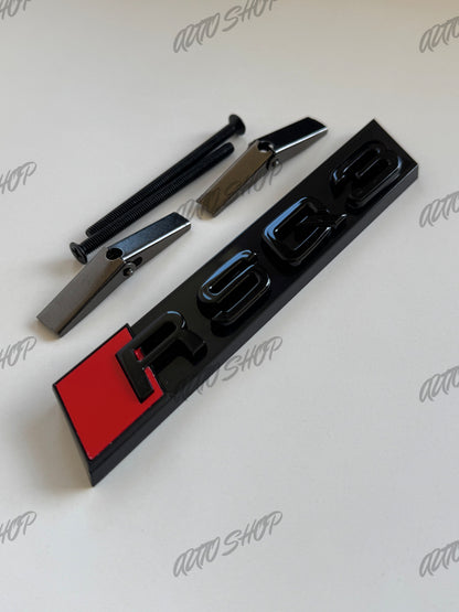 Kit Logo Calandre Avant Audi RSQ3 Noir Brillant - AUTO SHOP