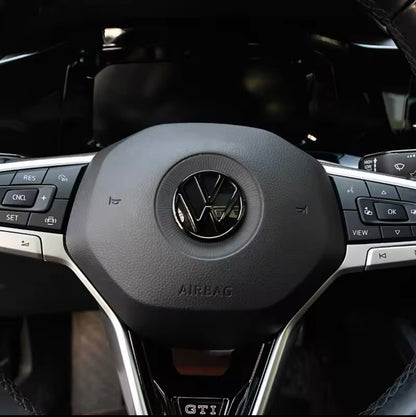 Logo de volant noir Golf 8 (différentes versions) - AUTO SHOP