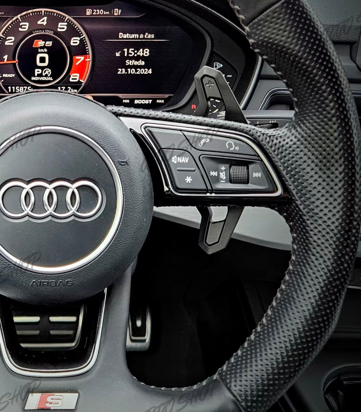 Palettes Carbone / Aluminium Audi (différents modèles)