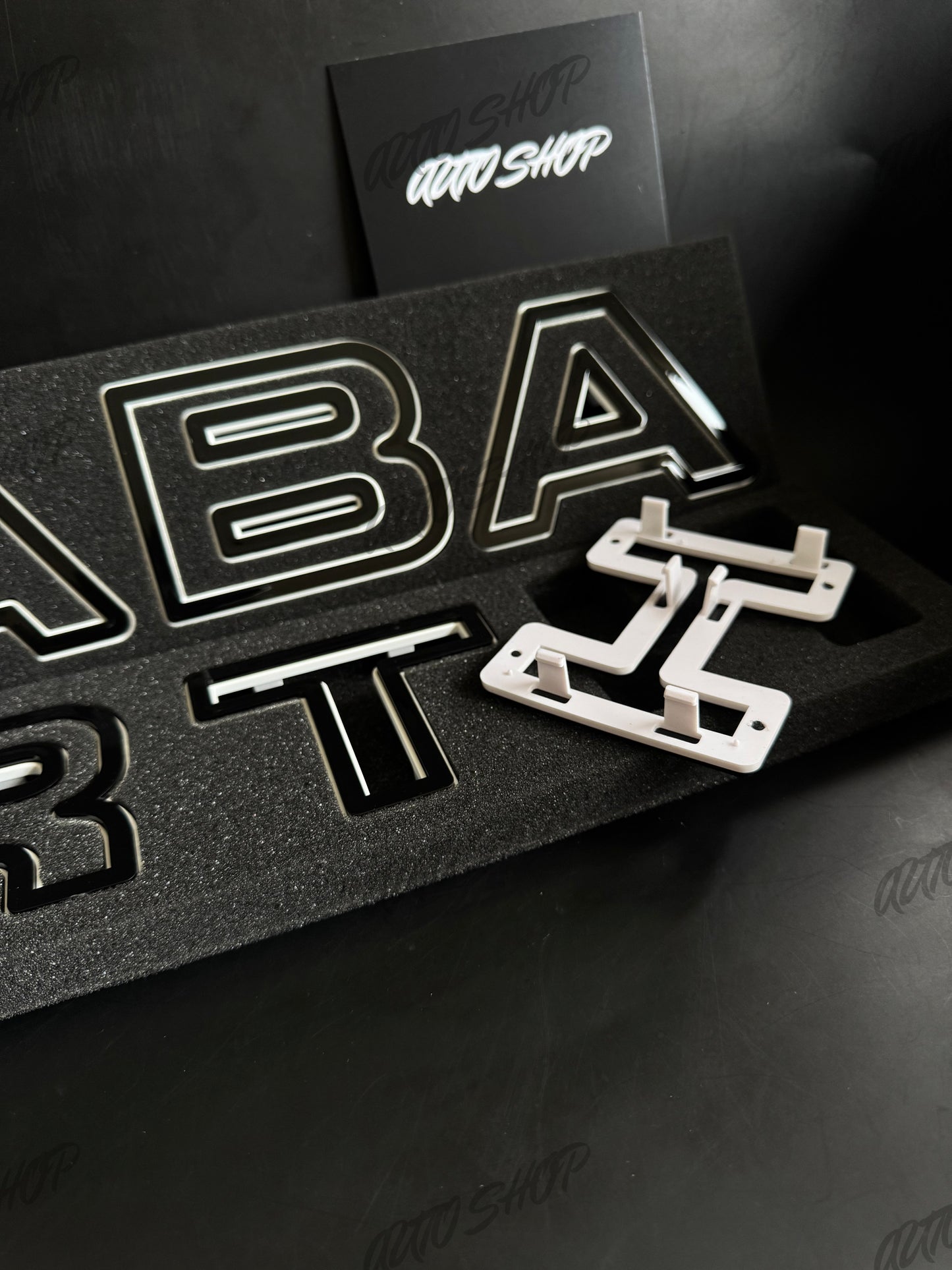 Kit lettrage calandre avant Abarth - AUTO SHOP