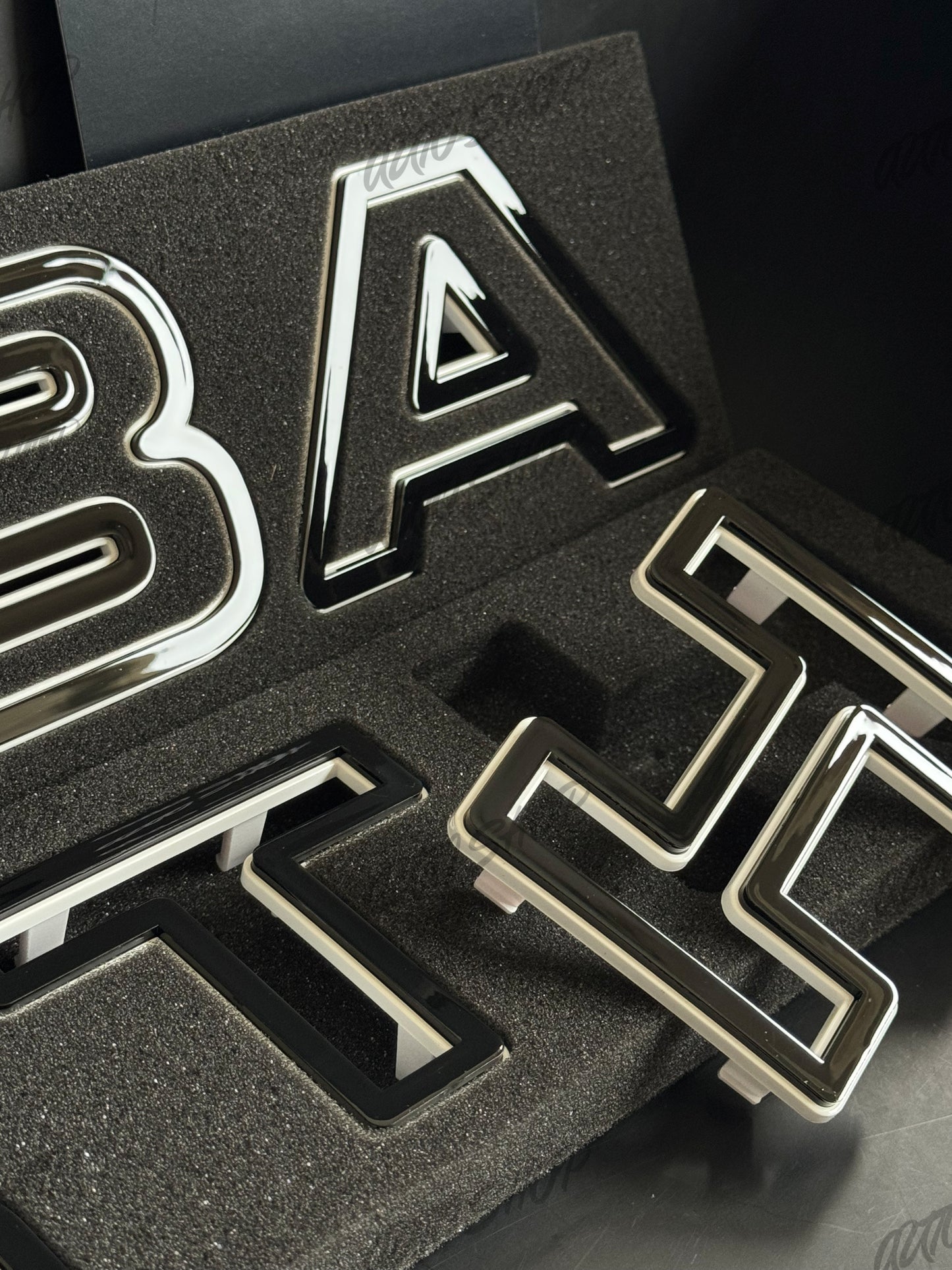 Kit lettrage calandre avant Abarth - AUTO SHOP