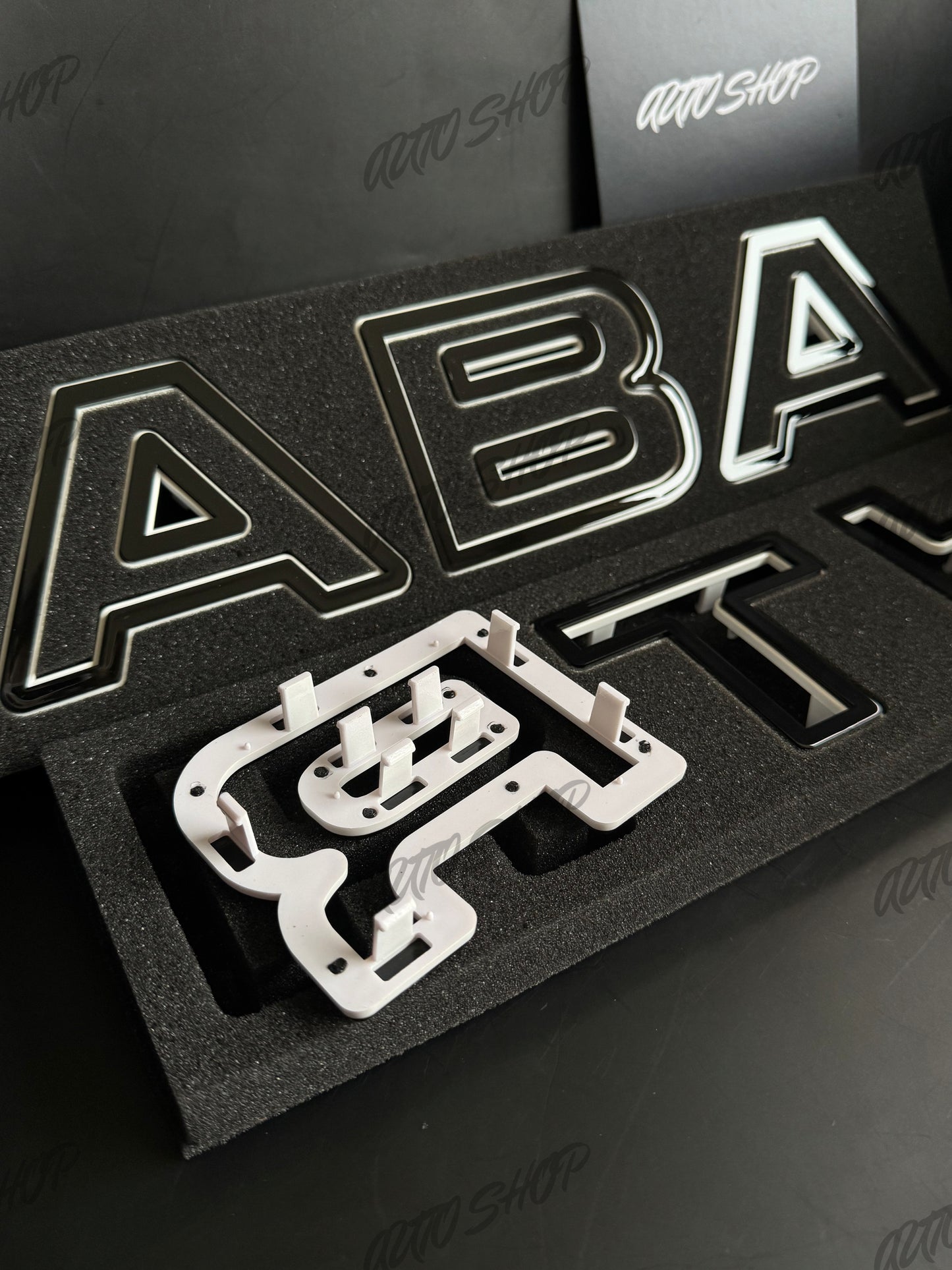 Kit lettrage calandre avant Abarth - AUTO SHOP