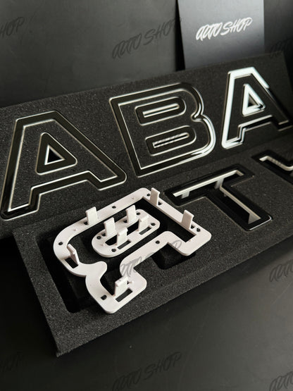 Kit lettrage calandre avant Abarth - AUTO SHOP