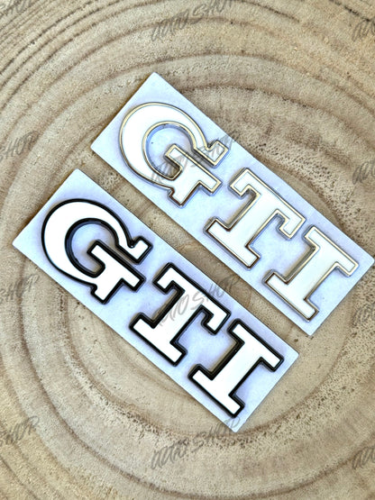 Badge coffre et calandre Volkswagen GTI (ancien logo)