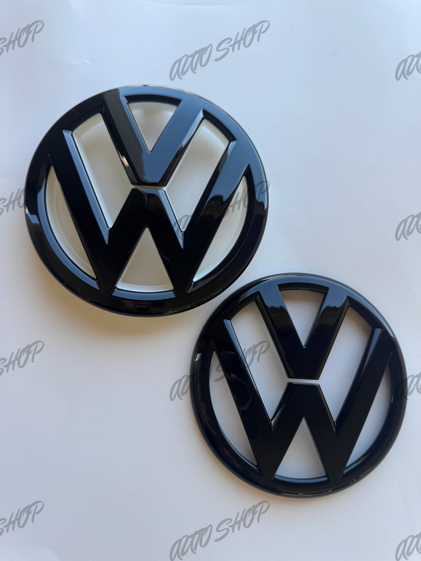 Pack Logo avant + arrière Polo 5 6R Phase 1 Noir - AUTO SHOP