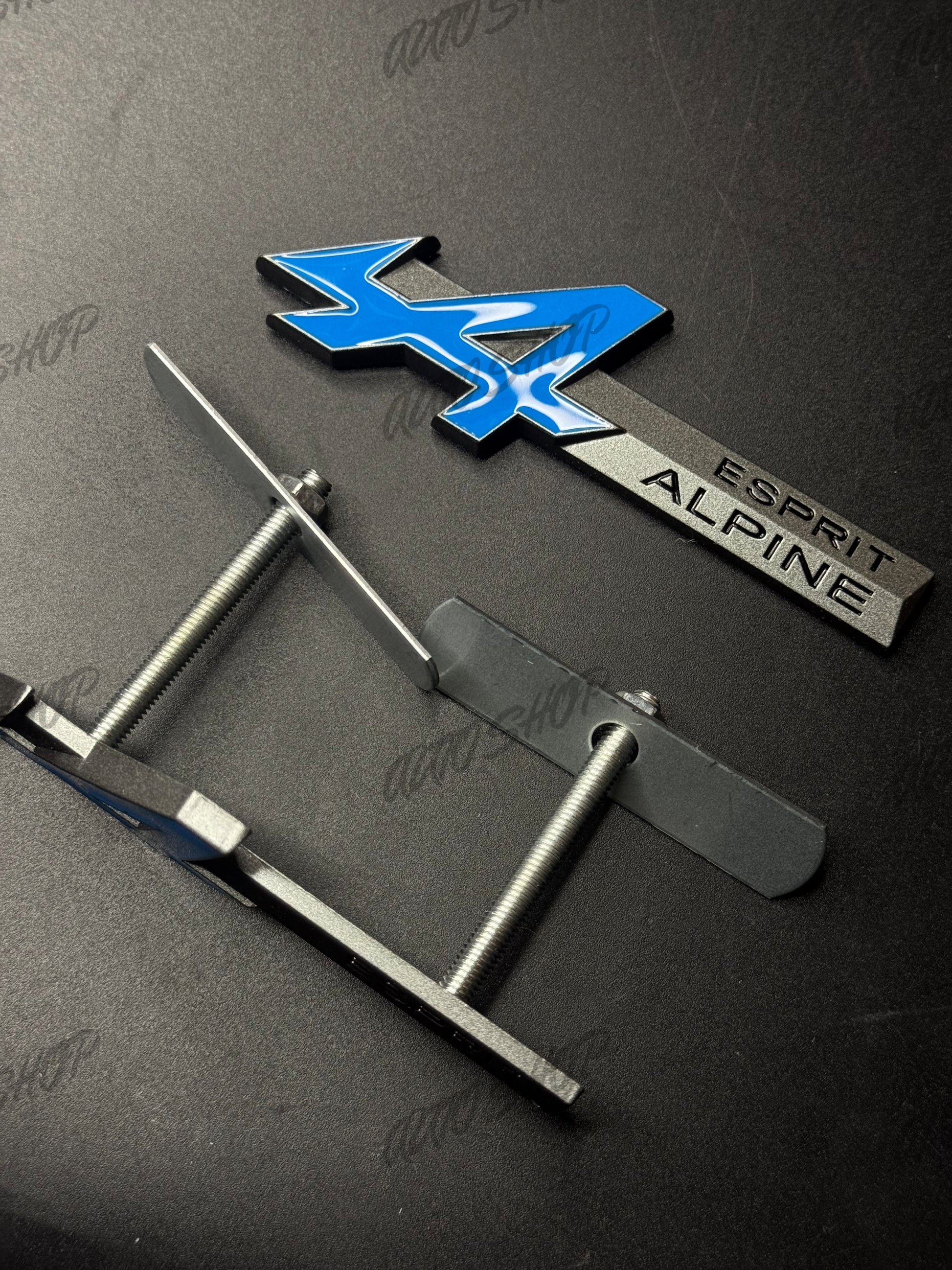 Badge Renault Esprit Alpine Coffre Ailes Calandre - AUTO SHOP