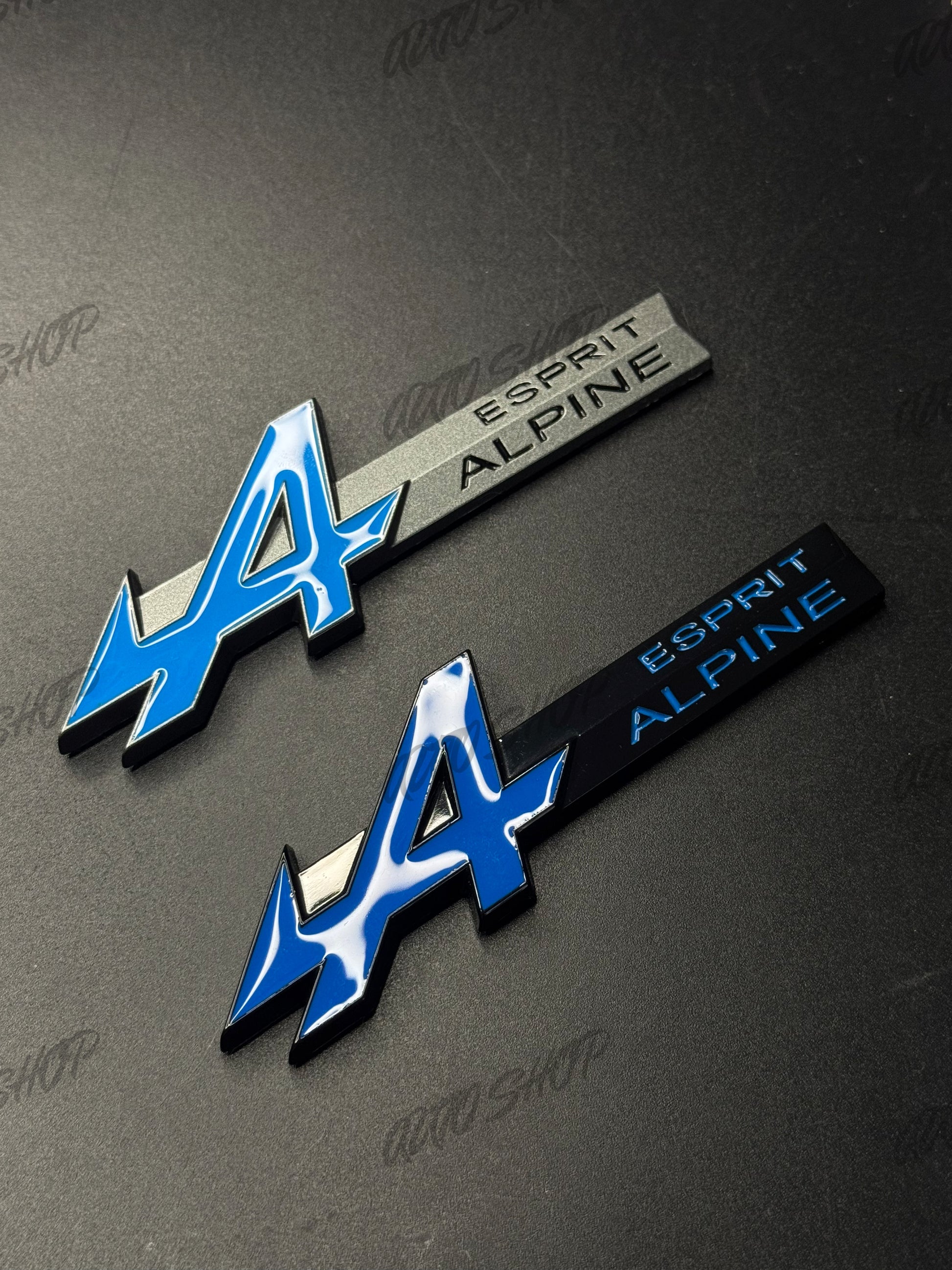 Badge Renault Esprit Alpine Coffre Ailes Calandre - AUTO SHOP