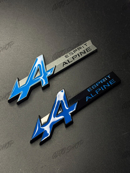 Badge Renault Esprit Alpine Coffre Ailes Calandre - AUTO SHOP