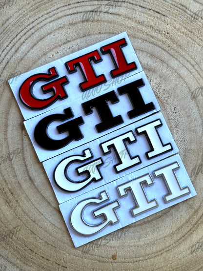 Badge coffre et calandre Volkswagen GTI (ancien logo)