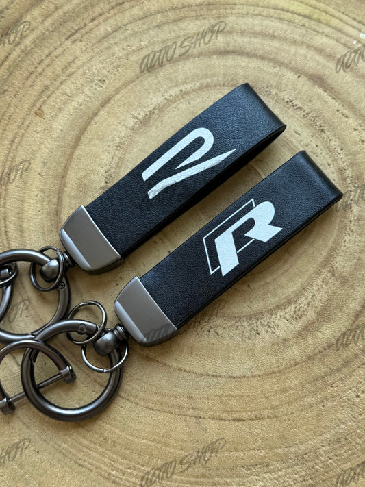 Porte clés Volkswagen R Cuir - AUTO SHOP