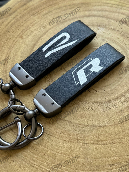 Porte clés Volkswagen R Cuir - AUTO SHOP