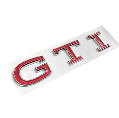 Badge coffre et calandre Volkswagen GTI (nouveau logo)