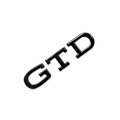 Badge coffre et calandre Volkswagen GTD (nouveau logo)