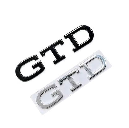 Badge coffre et calandre Volkswagen GTD (nouveau logo)