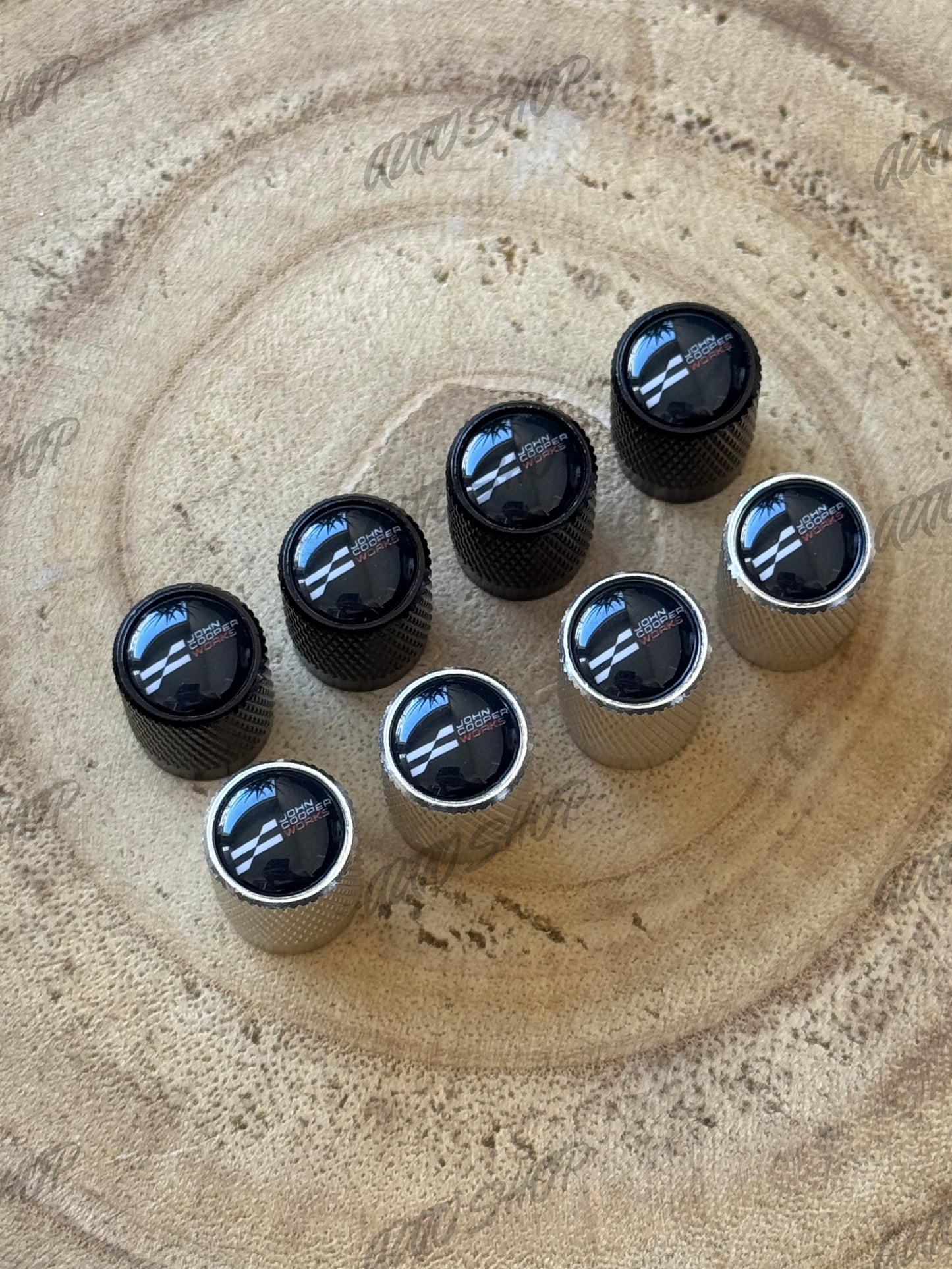 Bouchons de valves Mini JCW Nouveau Logo