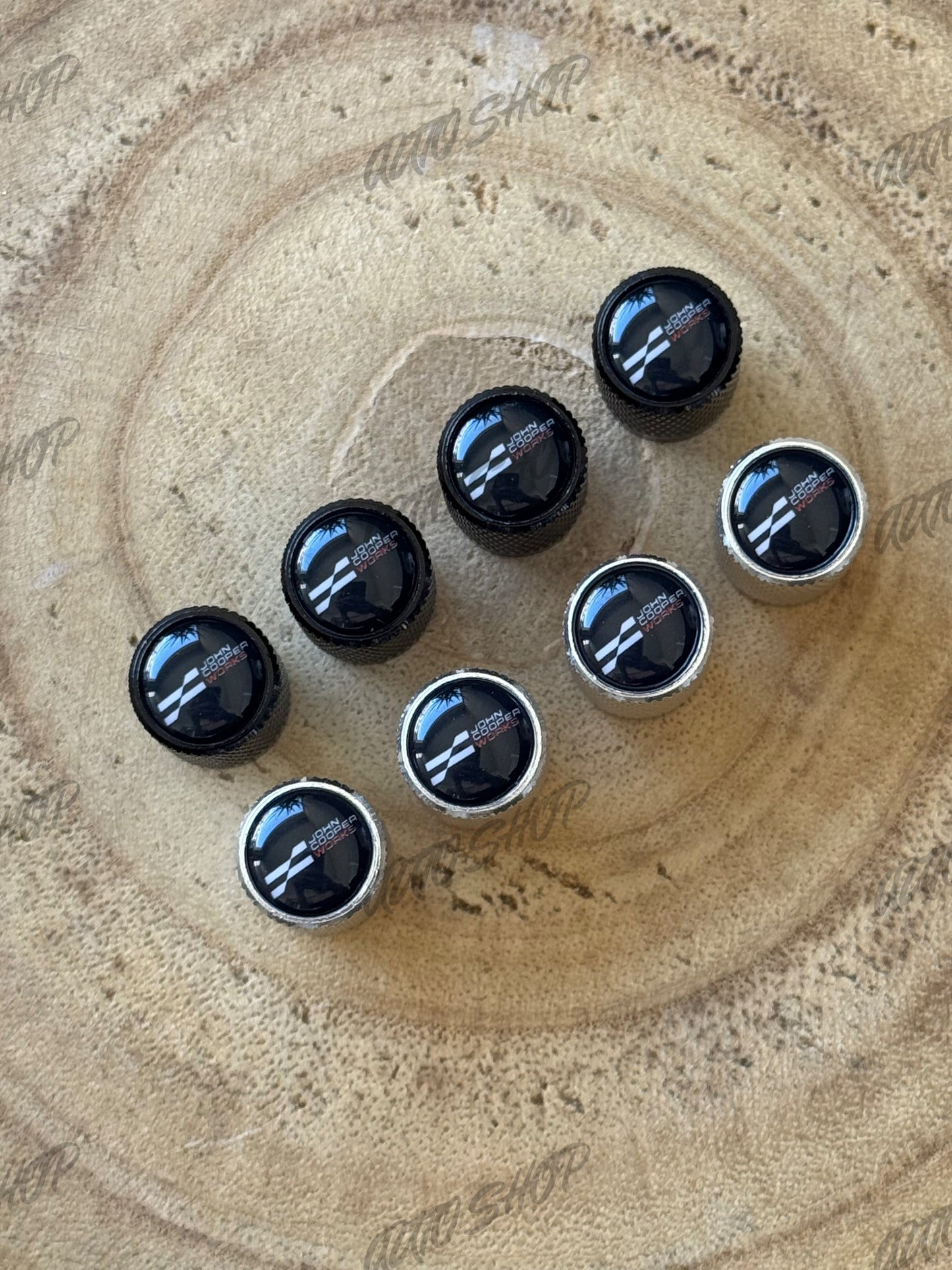 Bouchons de valves Mini JCW Nouveau Logo