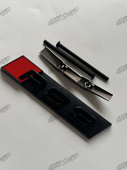 Kit Logo Calandre Avant Audi RS3 Noir Brillant - AUTO SHOP