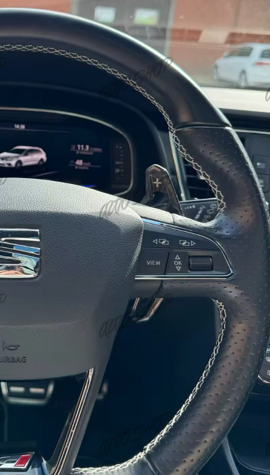 Palettes Carbone / Aluminium Seat Leon 5F (différents modèles)