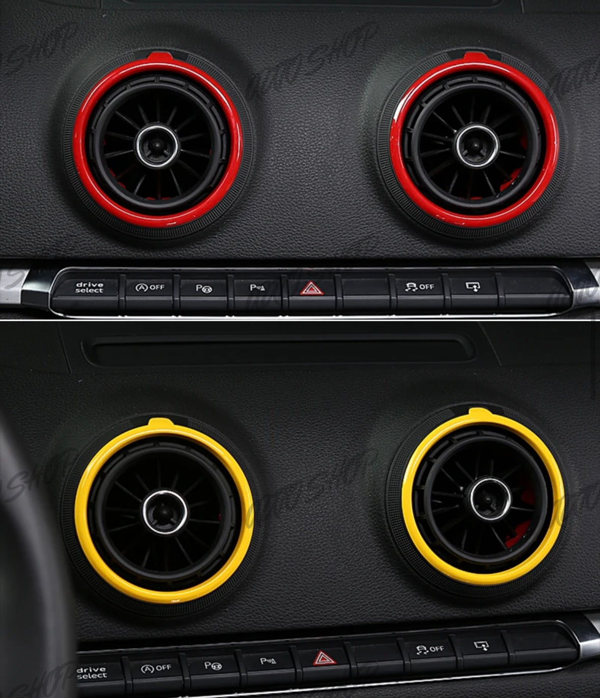 Anneaux de ventilation Audi A3 S3 RS3 8V - AUTO SHOP